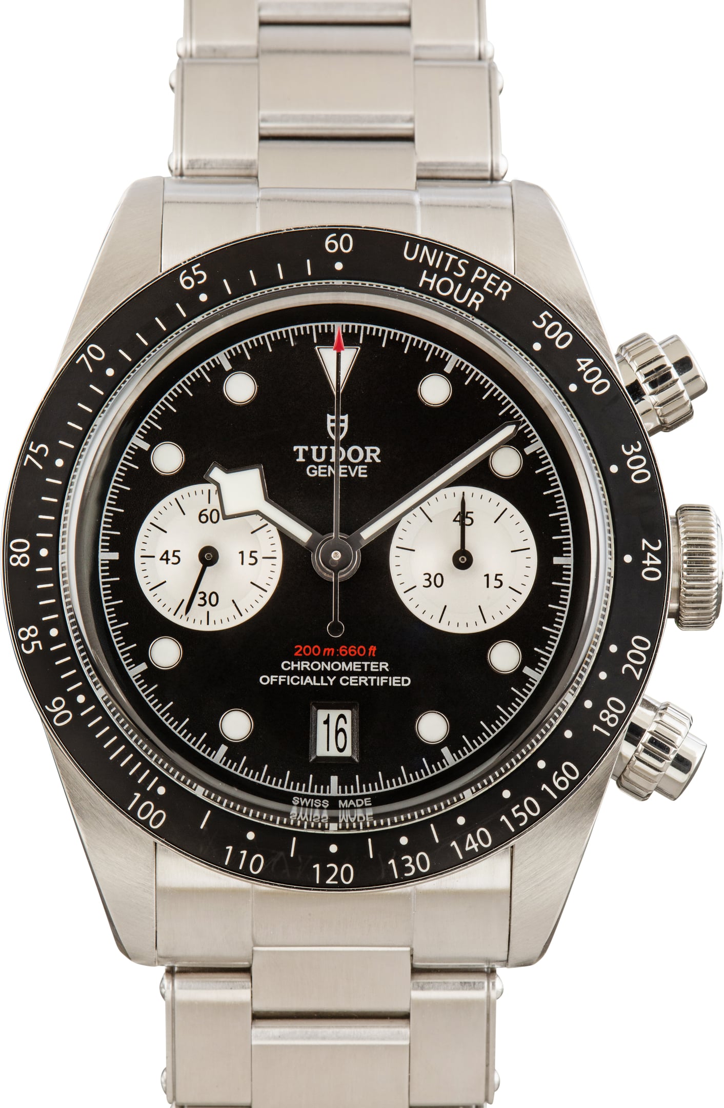 Used Tudor Black Bay Chrono Ref 79360N Black Dial
