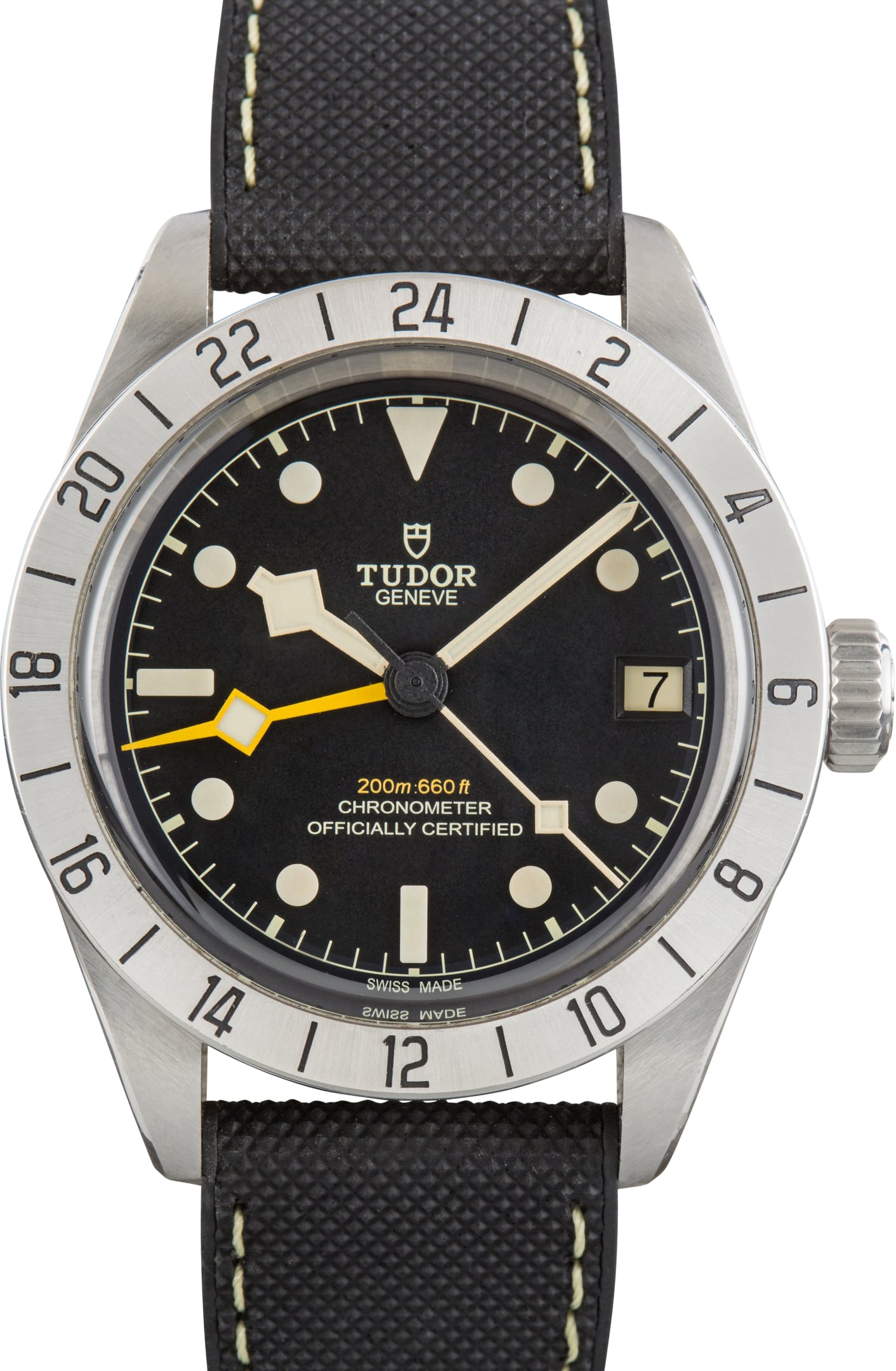 Used Tudor Black Bay Pro 79470 Steel on Hybrid Strap